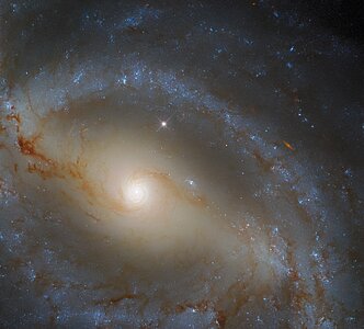 Hubble Spies a Serpentine Spiral Galaxy
