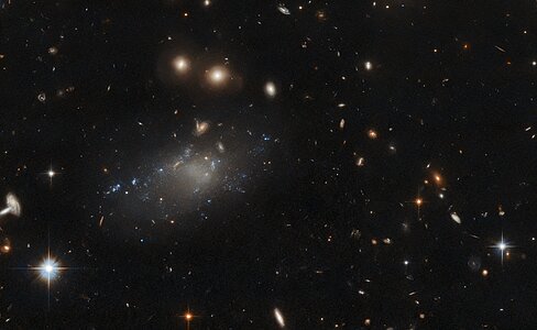 Hubble Spies a Tenuous Diffuse Galaxy
