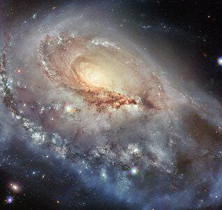 Snapshot of a peculiar spiral