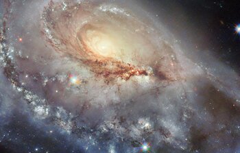 Snapshot of a peculiar spiral