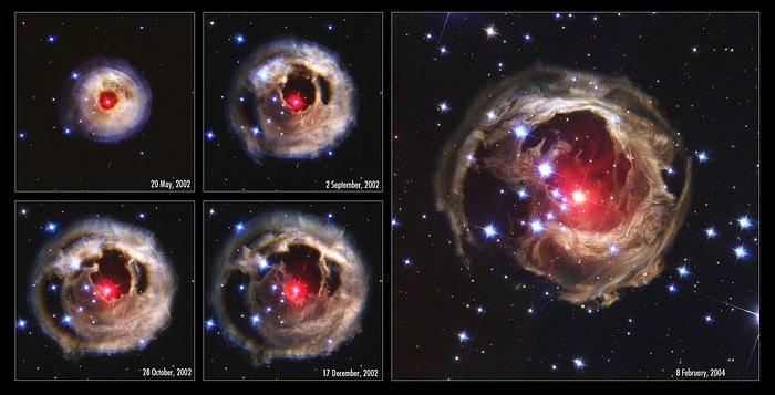 V838 Monocerotis revisited: Space phenomenon imitates art [chronological overview]