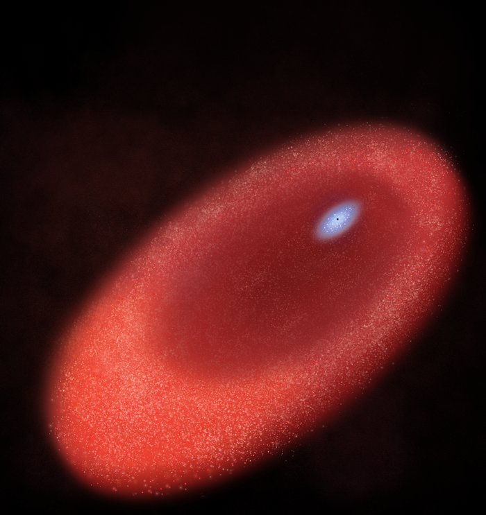 Artist's rendition of the core of M31