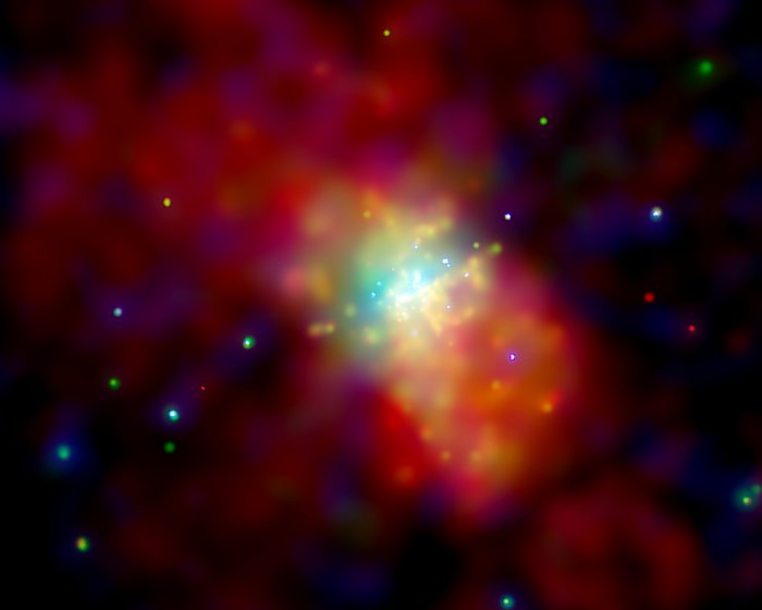 Chandra image of Messier 82