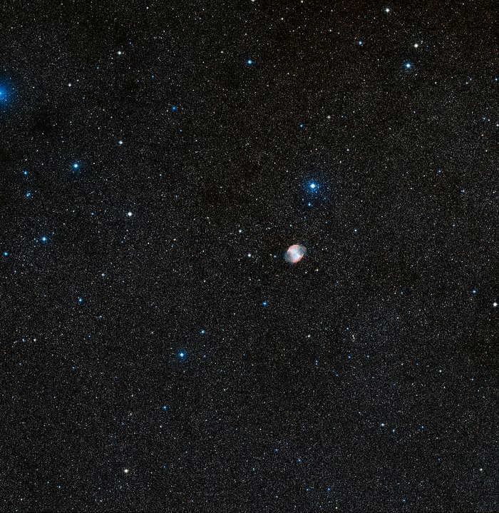 Wide-field view of HD 189733b and surroundings (DSS2 excerpt, ground-based image)