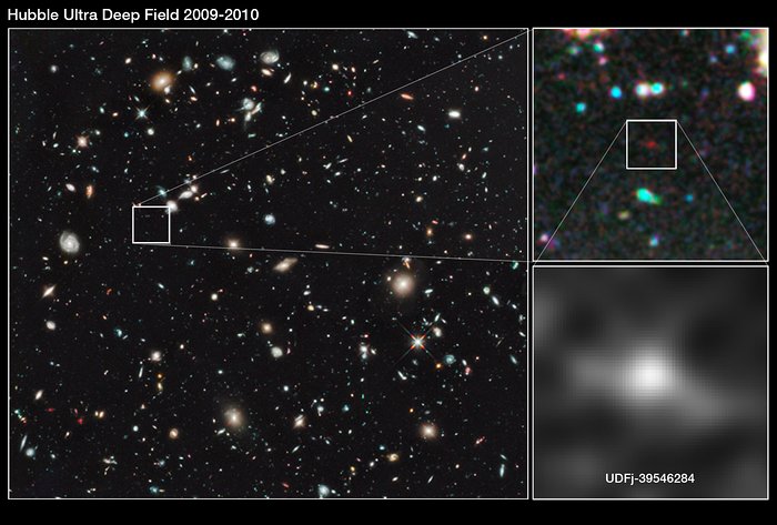 Hubble finds a new contender for galaxy distance record