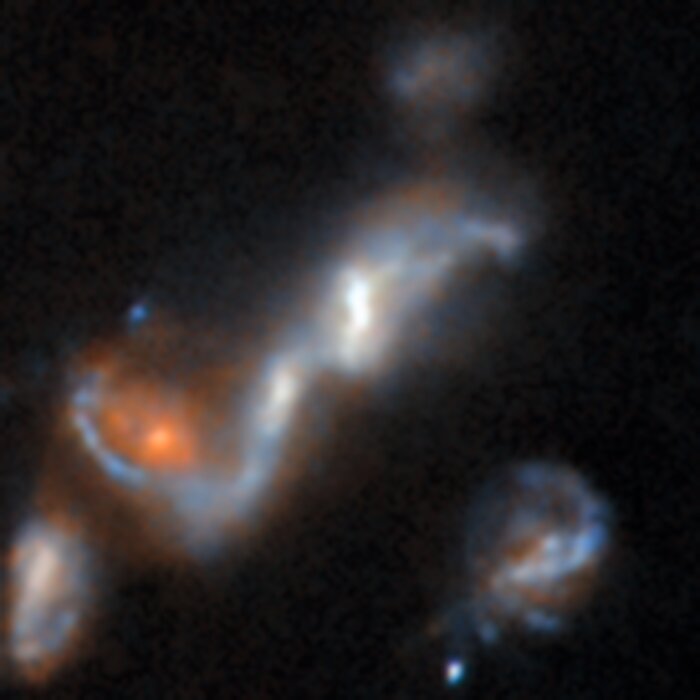 An anomaly from Hubble’s archive — Merging galaxies 2
