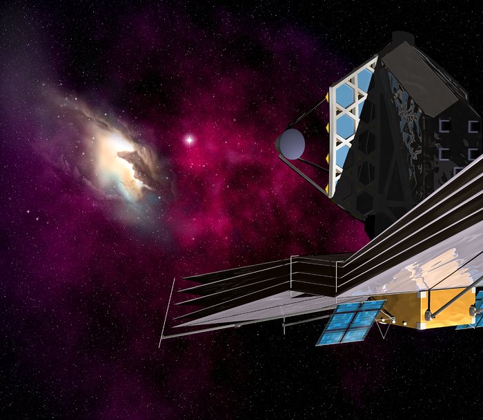 The James Webb Space Telescope (artist's impression)