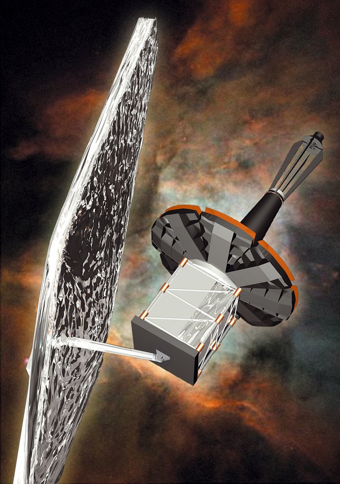 The James Webb Space Telescope (artist's impression)