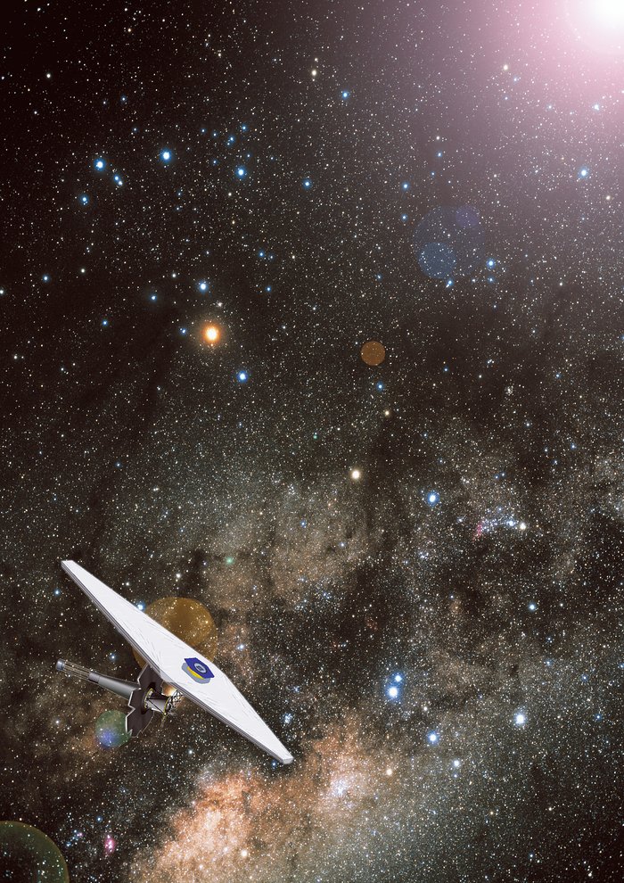 The James Webb Space Telescope (artist's impression)