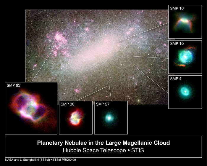 Hubble Surveys Dying Star in the Large Magellanic Cloud