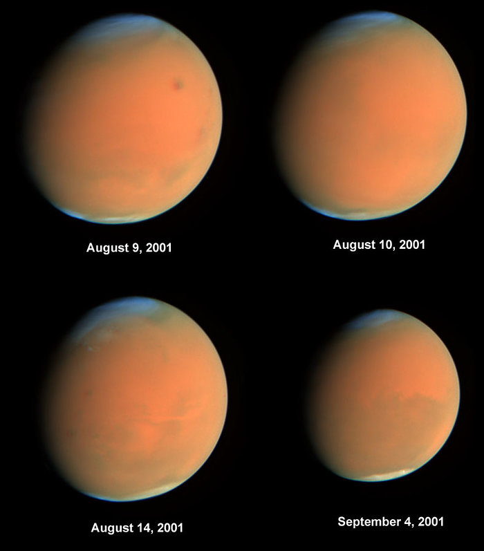 Four views of the global dust storm