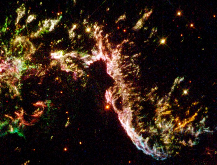 Details of Supernova Remnant Cassiopeia A