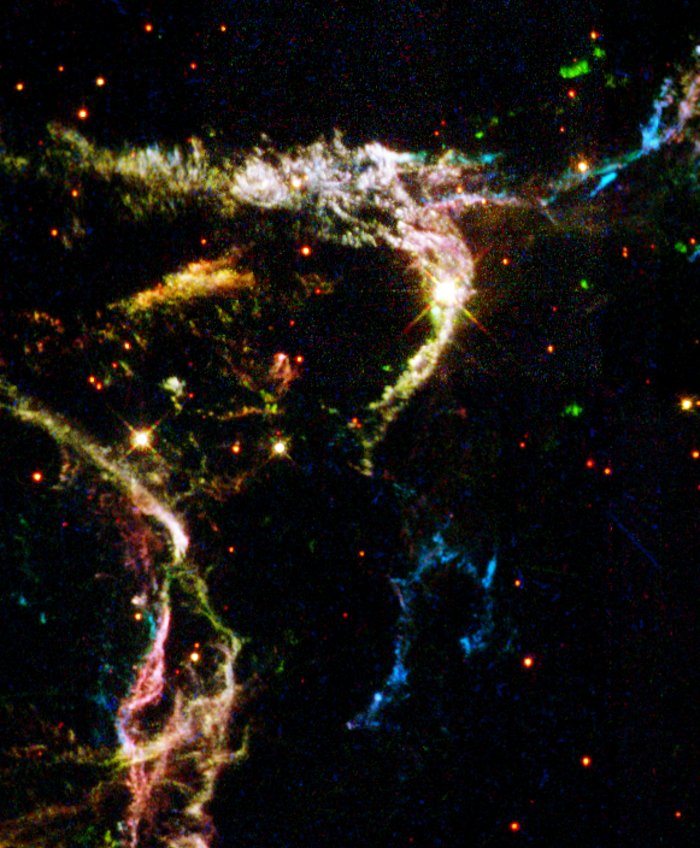 Details of Supernova Remnant Cassiopeia A