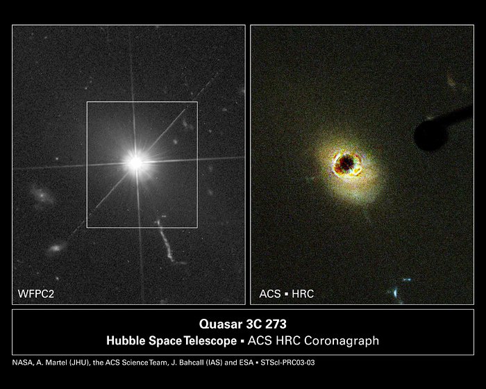 Hubble probes the heart of a nearby quasar