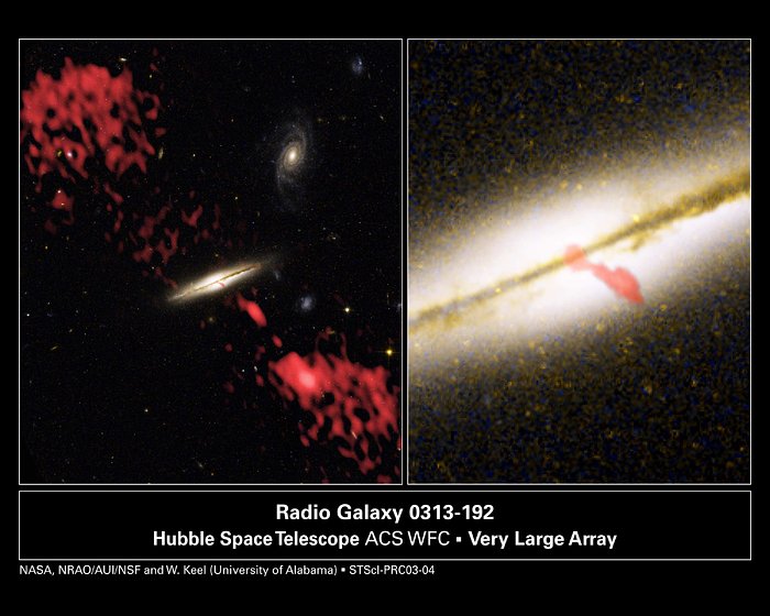 Giant Radio Jet Coming from Wrong Kind of Galaxy