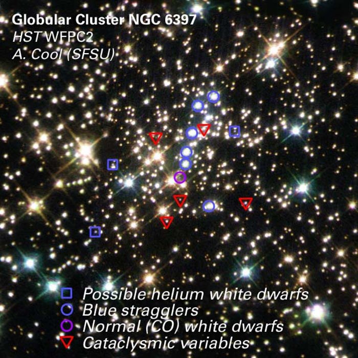 Stars Identified in the Center of NGC 6397