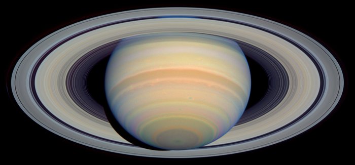 The Slant on Saturn's Rings (Visible)