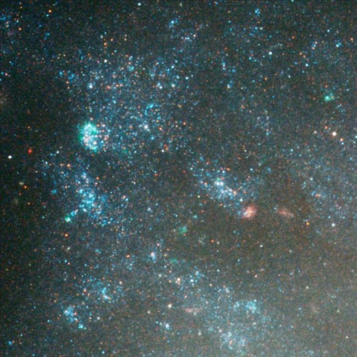 Details from ACS Image of NGC 3370: Edge of Galaxy (Region 1)