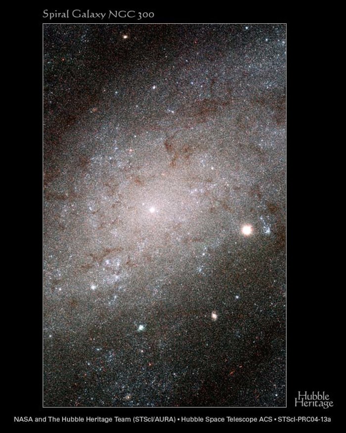 Hubble sees stars as numerous as grains of sand in nearby galaxy