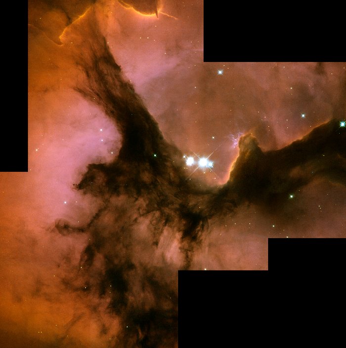 Full HST WFPC2 image of Trifid Nebula