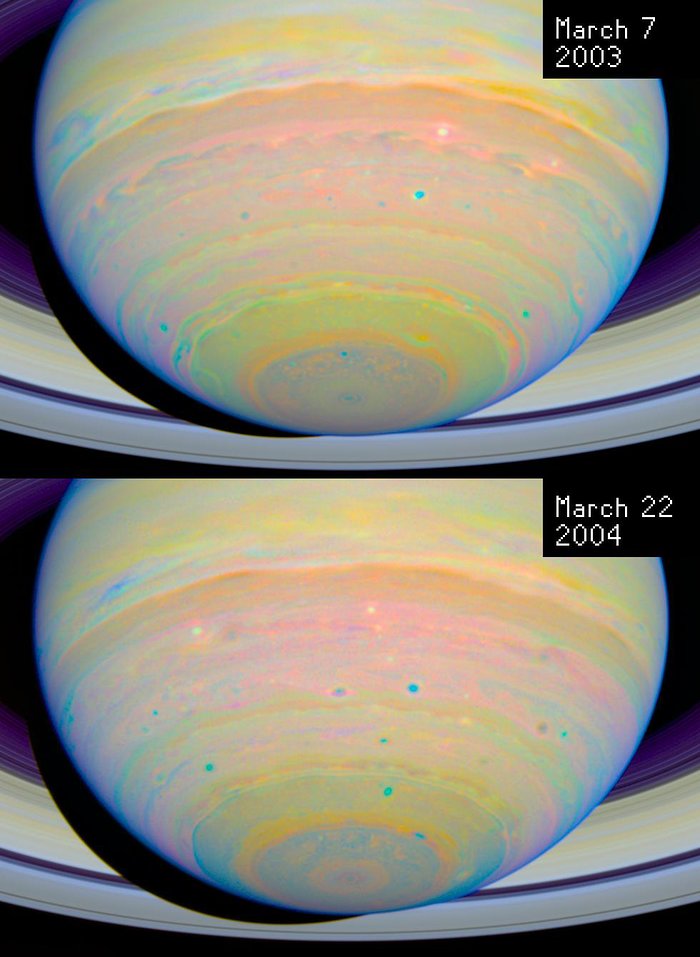 Saturn: 2003/2004 Image Comparison