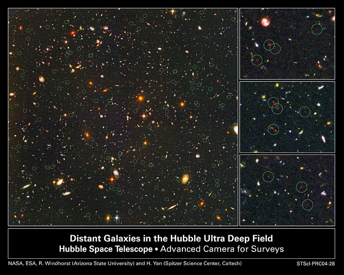 Farthest Objects Ever Seen Pinpointed in the Hubble Ultra Deep Field