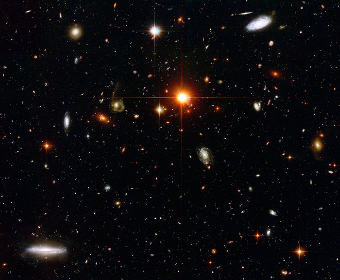 Hubble Spies a Zoo of Galaxies