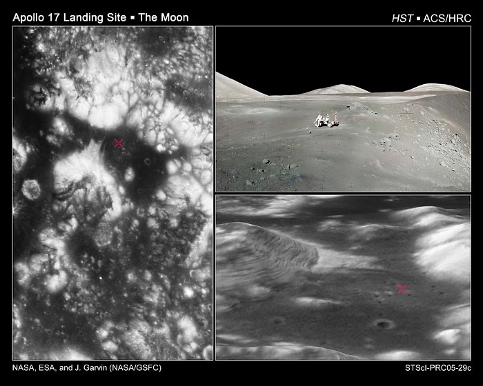 Apollo 17 landing region