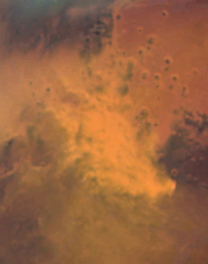 Mars dust storm: October 28, 2005 (ACS/HRC)