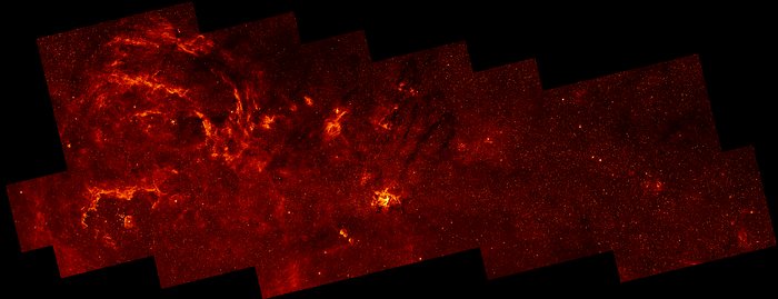 Mosaic of the galactic centre