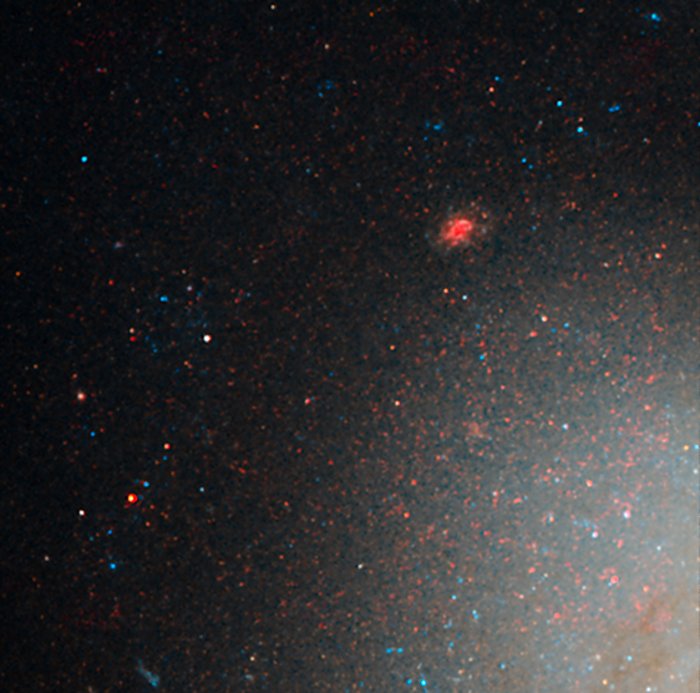 NGC 3021 NICMOS/ACS detail 1