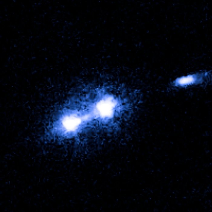 M87 nucleus and bright knot