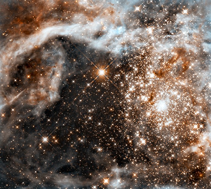 Hubble observes the Large Magellanic Cloud's Star-Forming Region, 30 Doradus