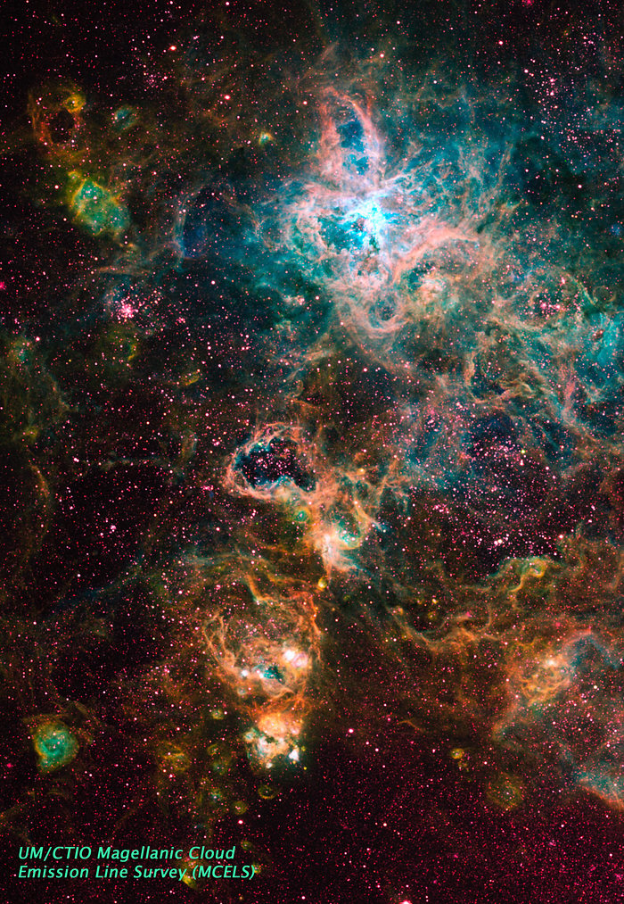 Ground Image of 30 Doradus Region of LMC