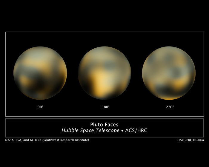 The changing faces of Pluto