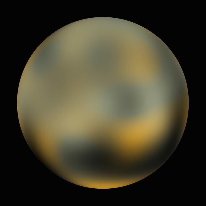 Pluto - 270° longitude