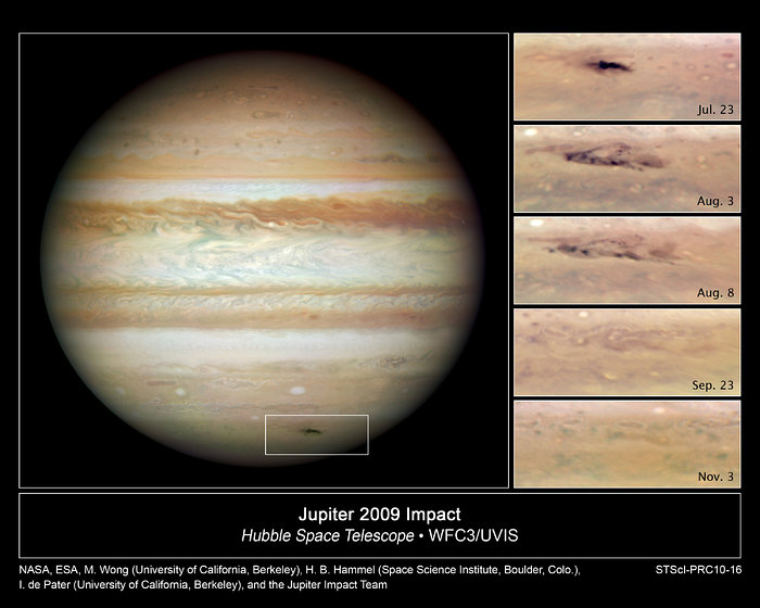 Jupiter impact scar is going, going, gone