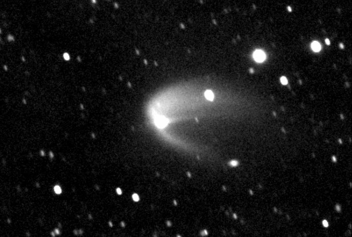 Ground-based re-discovery image of asteroid (596) Scheila