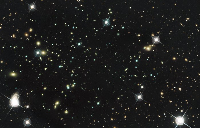 Galaxy cluster Abell 520 (CFHT and HST)