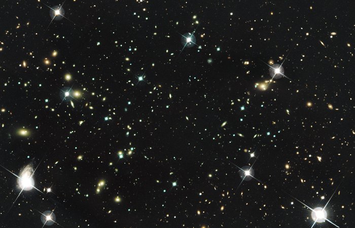 Galaxy cluster Abell 520 (CFHT and HST)