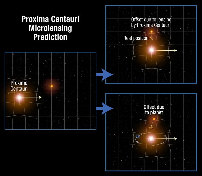 Proxima Centauri microlensing prediction