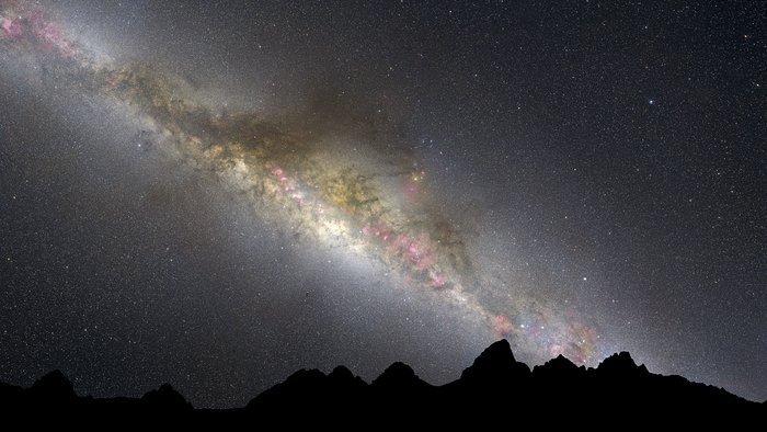 Artist's illustration of the present Milky Way