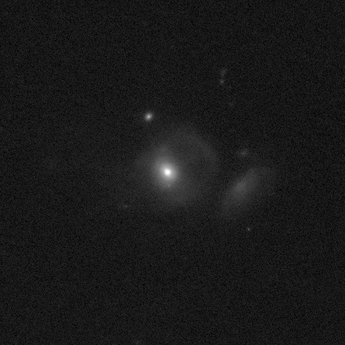 Outflows from merging galaxy J1634+4619