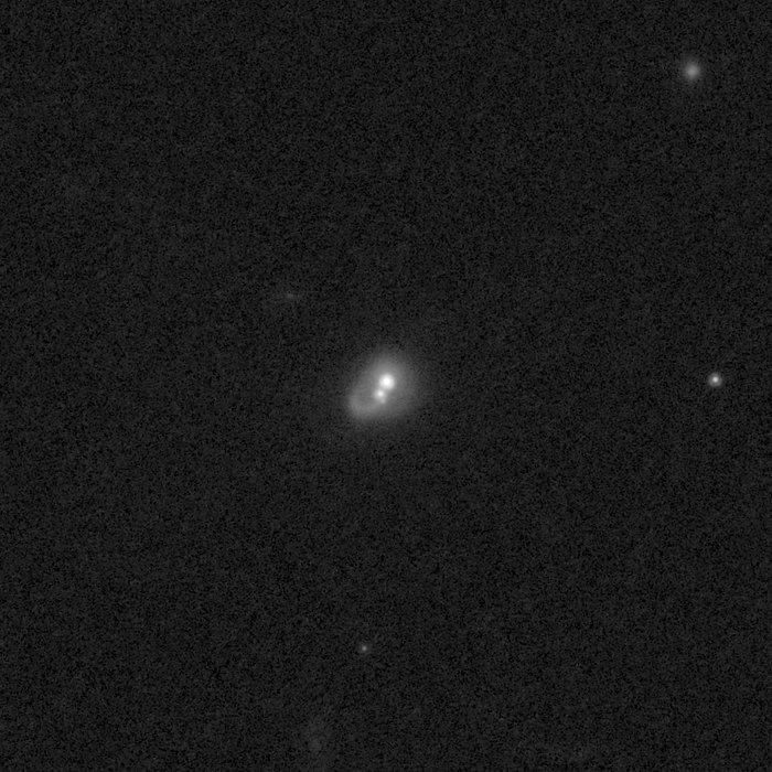 Outflows from merging galaxy J1713+2817