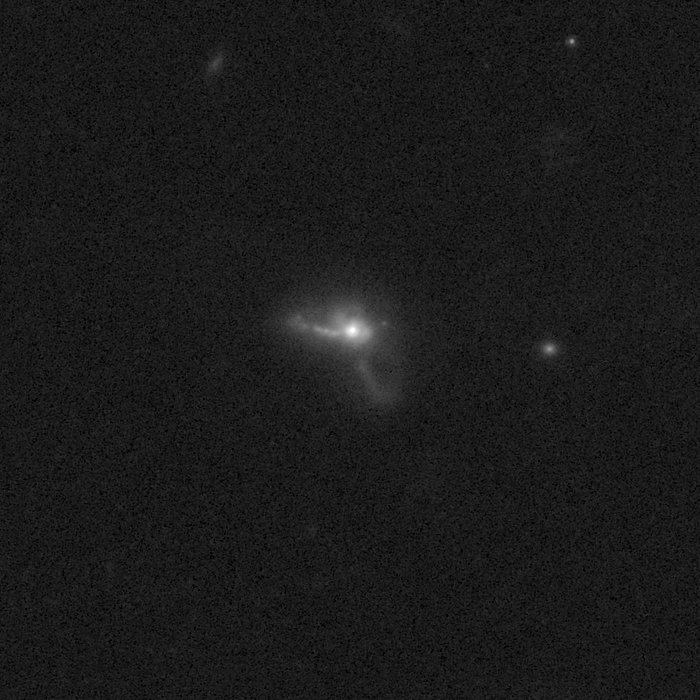 Outflows from merging galaxy J2118+0017