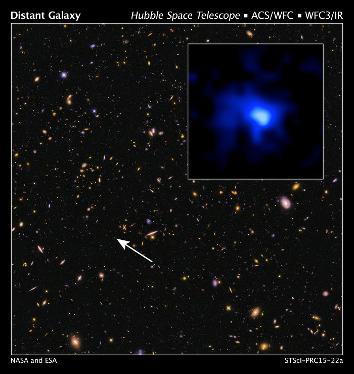 Astronomers set a new galaxy distance record