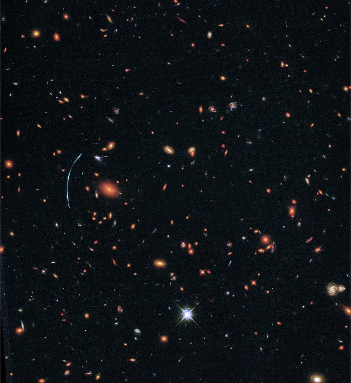 Wide field image of galaxy cluster SDSS J1110+6459