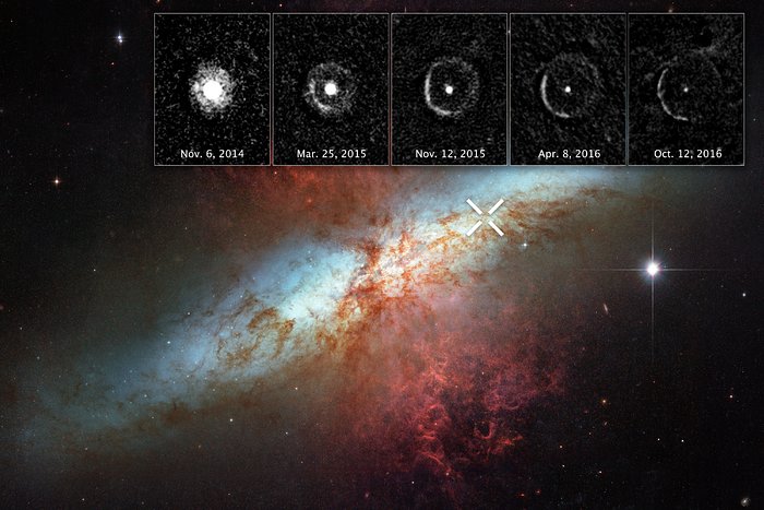 Light Echo around SN 2014J in M82