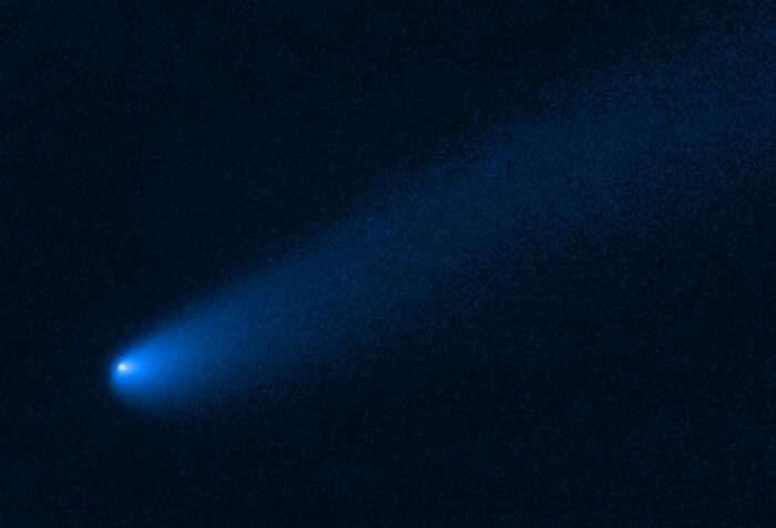 Hubble Spots Vagabond Comet Near Jupiter's Asteroids