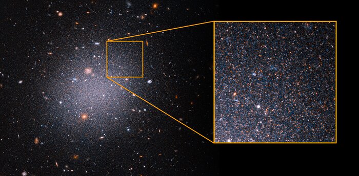 NGC1052-DF2 with pull-out of red giant stars